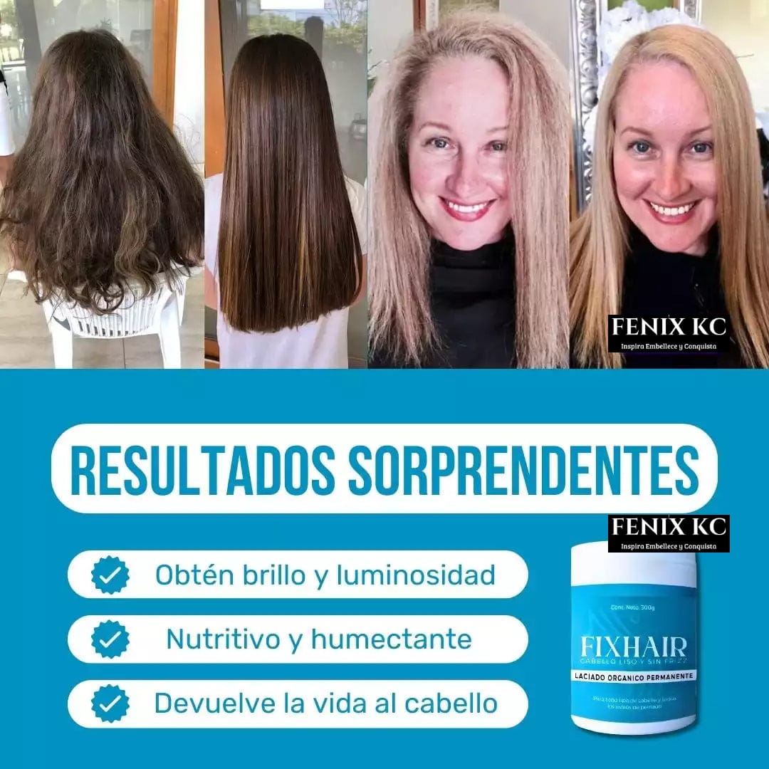 FIX HAIR La Crema Alisadora Anti-Friz De Nueva Generación.