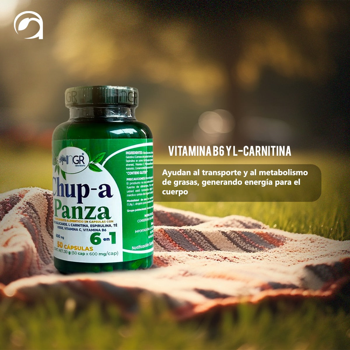 CÁPSULAS A BASE DE BEETAGLUCANOS - CHUPA PANZA