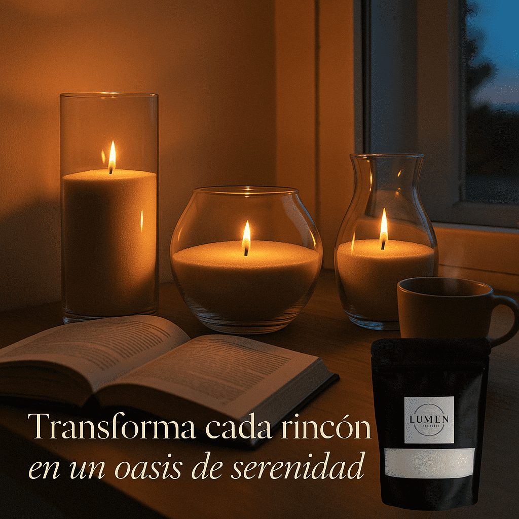 Perlas de Arena para Velas Personalizables | Lumen Pearls ® |