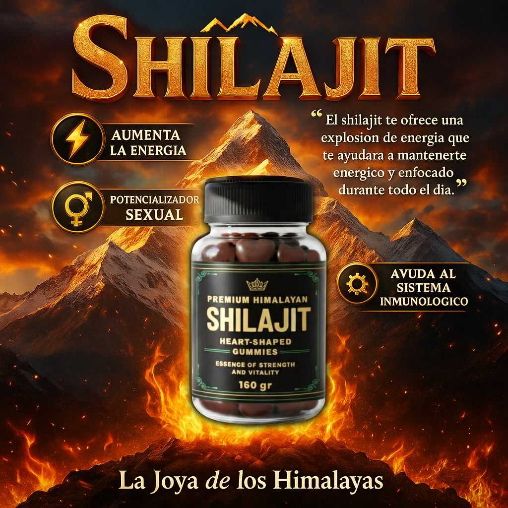 SHILAJIT PREMIUM® |Gomitas del Himalaya| Potencia tu Energía y Bienestar Natural