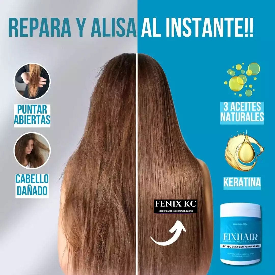 FIX HAIR La Crema Alisadora Anti-Friz De Nueva Generación.