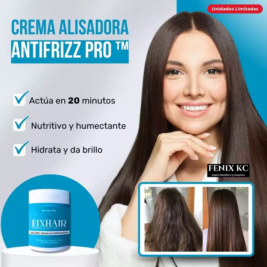 FIX HAIR La Crema Alisadora Anti-Friz De Nueva Generación.