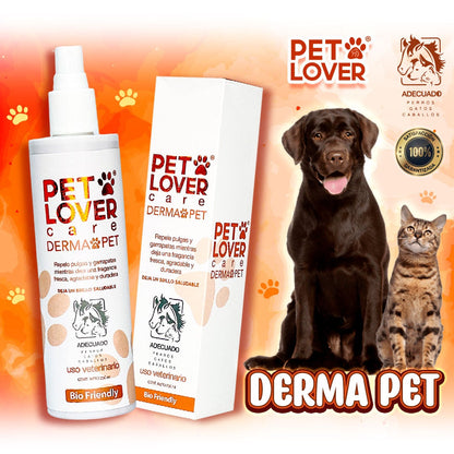 Fragancia Premium Duradera y Protección Antiparasitaria - DERMAPET©