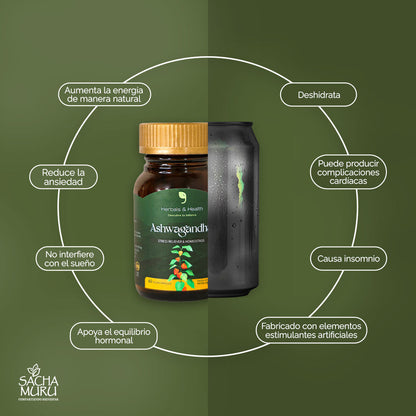Capsulas de Ashwagandha Herbals & Health®