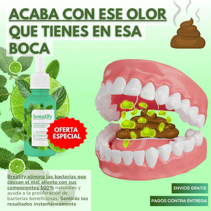Gotas Neutralizantes de Mal Aliento - Breatify™