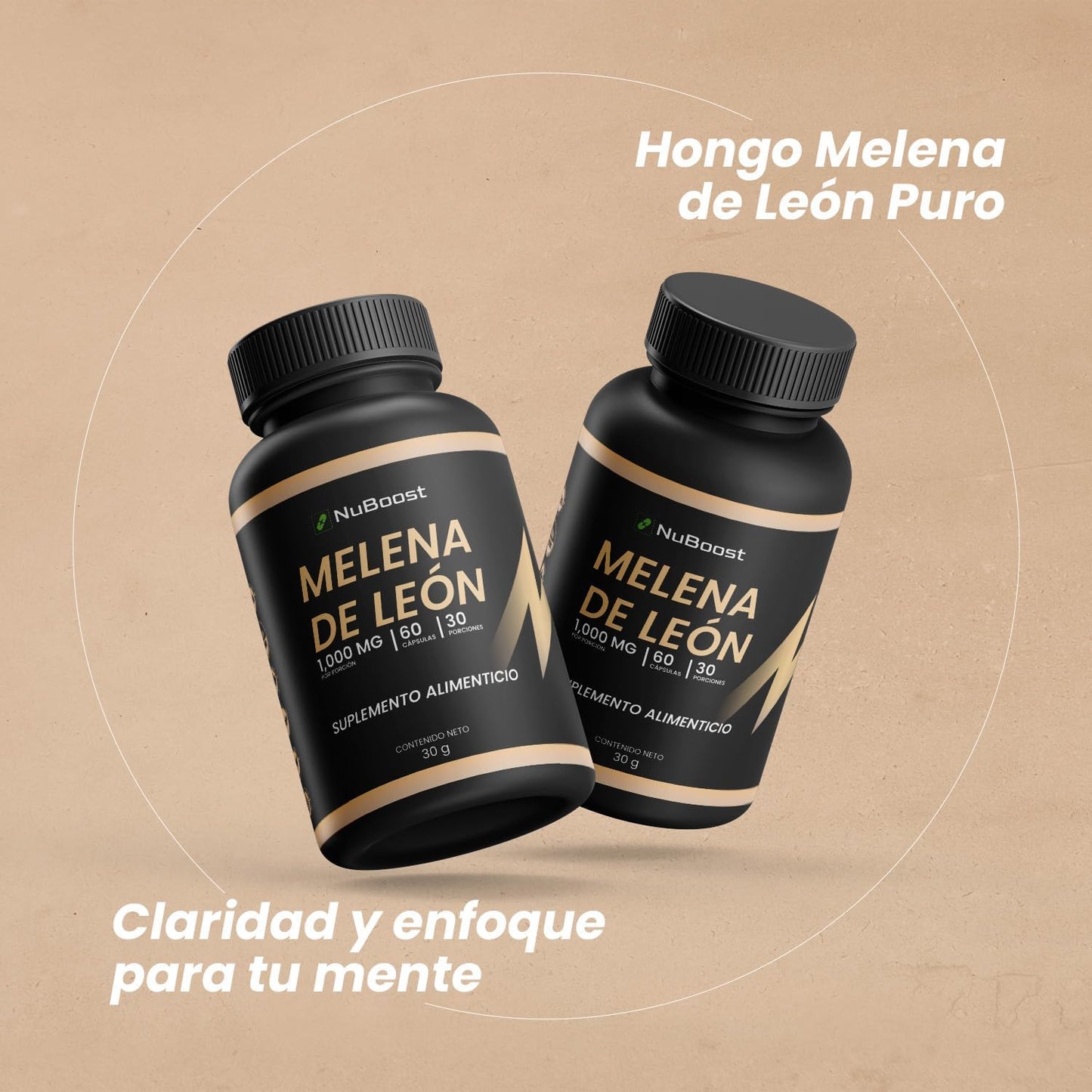 NUBOOST® |Melena de Leon| Enfoque Mental y Adios Estres