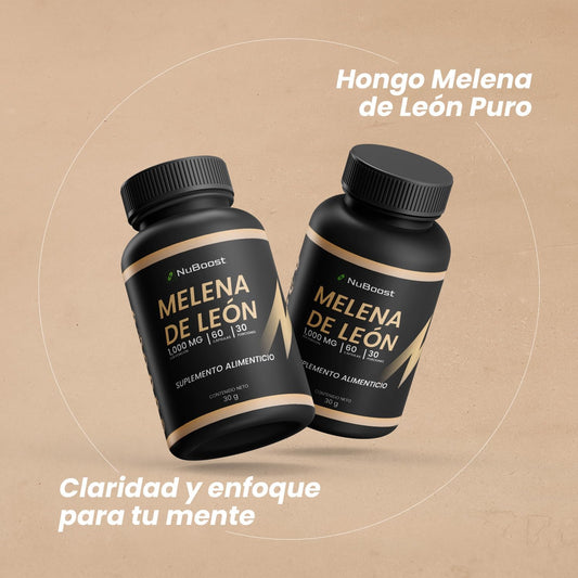 NUBOOST® |Melena de Leon| Enfoque Mental y Adios Estres