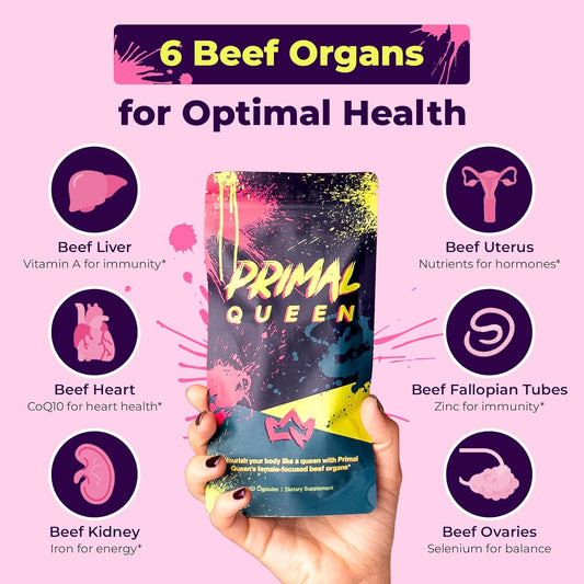 PRIMAL QUEEN® |Balance Femenino Natural| Energía, Vitalidad y Bienestar Hormonal