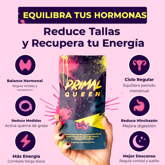 PRIMAL QUEEN® |Balance Femenino Natural| Energía, Vitalidad y Bienestar Hormonal