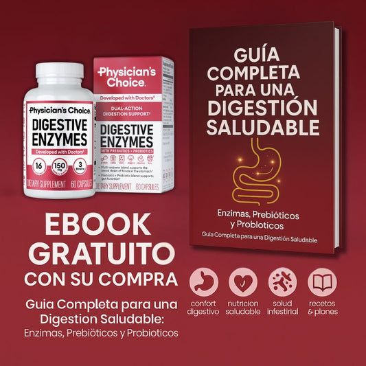 |Physician's CHOICE| Fórmula Triple Acción + EBOOK DIGESTIVO GRATIS 🎁