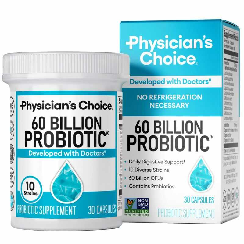 Adiós Molestias Intestinales: 60 Mil Millones Trabajando por Ti – Physician's Choice™