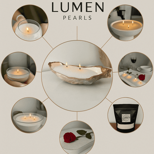 Perlas de Arena para Velas Personalizables | Lumen Pearls ® |