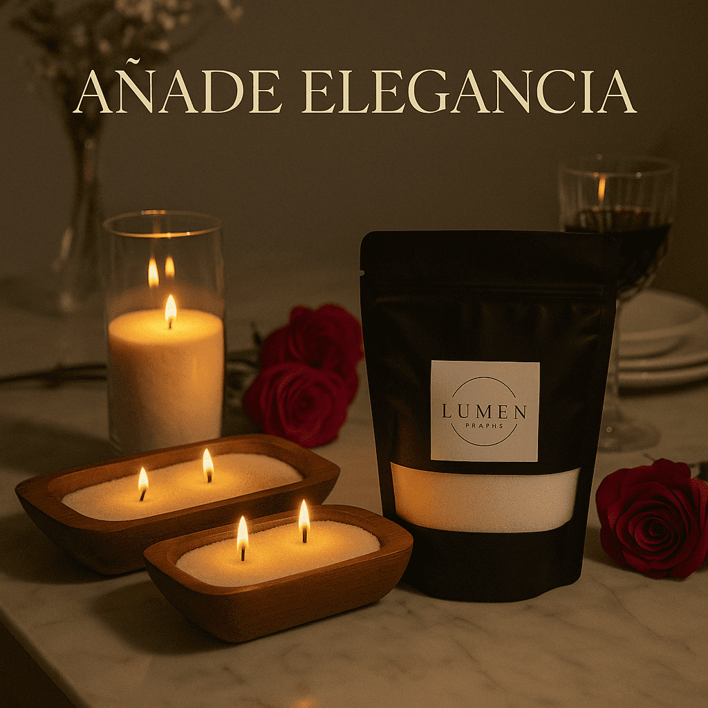 Perlas de Arena para Velas Personalizables | Lumen Pearls ® |