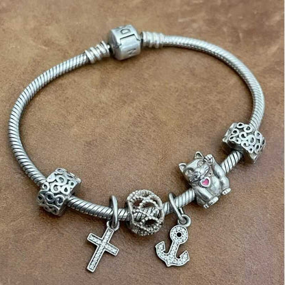 Pulsera Tipo Pandora - Plata S925 💎