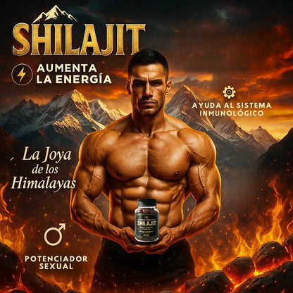 SHILAJIT PREMIUM® |Gomitas del Himalaya| Potencia tu Energía y Bienestar Natural