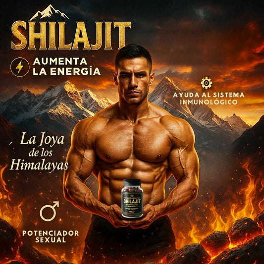 SHILAJIT PREMIUM® |Gomitas del Himalaya| Potencia tu Energía y Bienestar Natural
