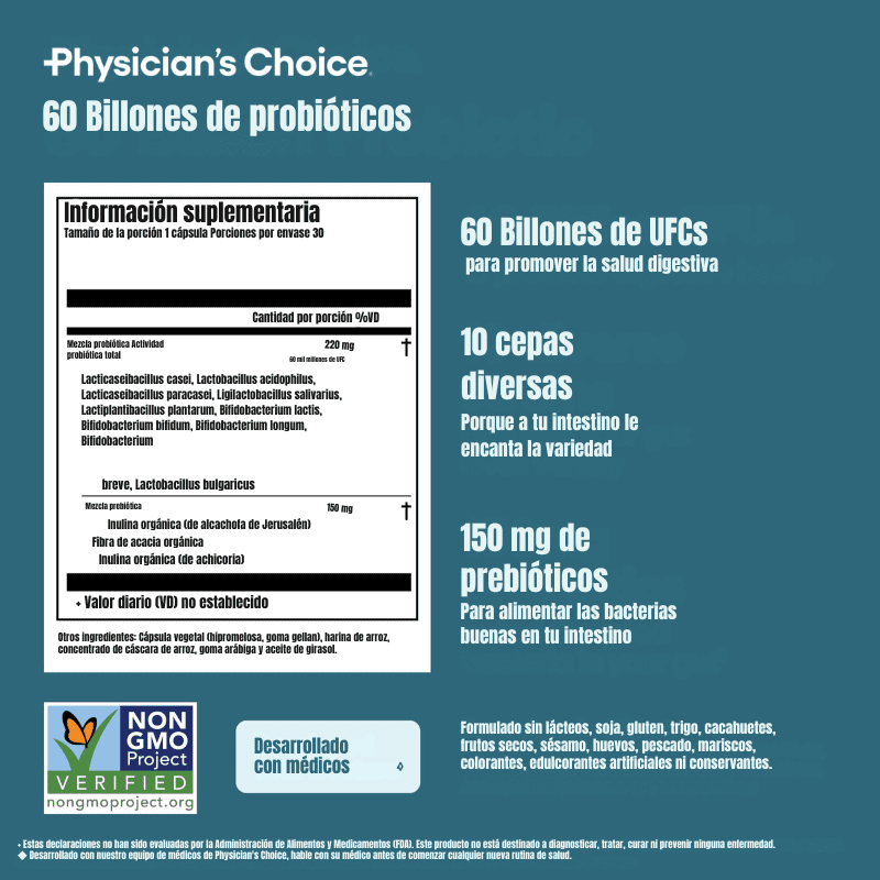 COMBO DIGESTIVO Physician's Choice™ REGENERACIÓN TOTAL EN 7 DÍAS