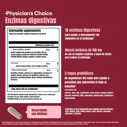 COMBO DIGESTIVO Physician's Choice™ REGENERACIÓN TOTAL EN 7 DÍAS