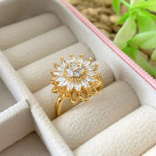 ANILLO GIRASOL ANTIESTRES  🌻✨